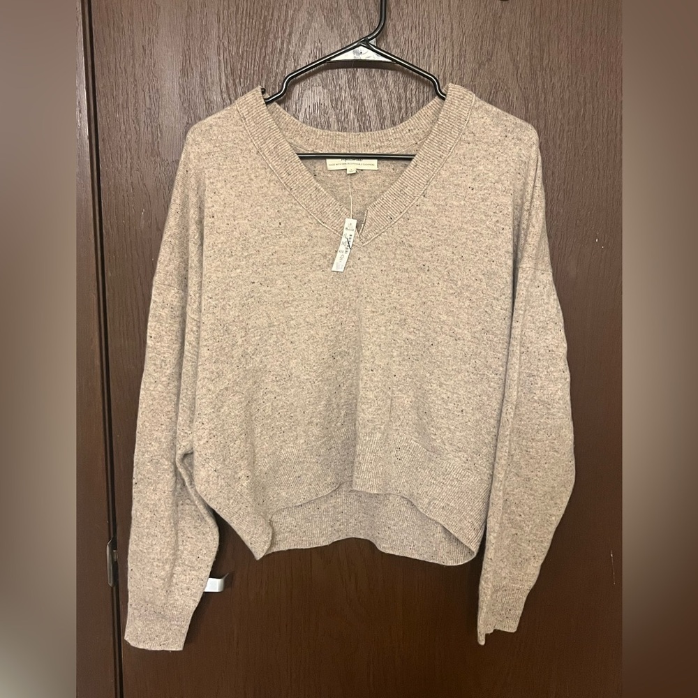 NWT Madewell 100% cashmere v-neck sweater
